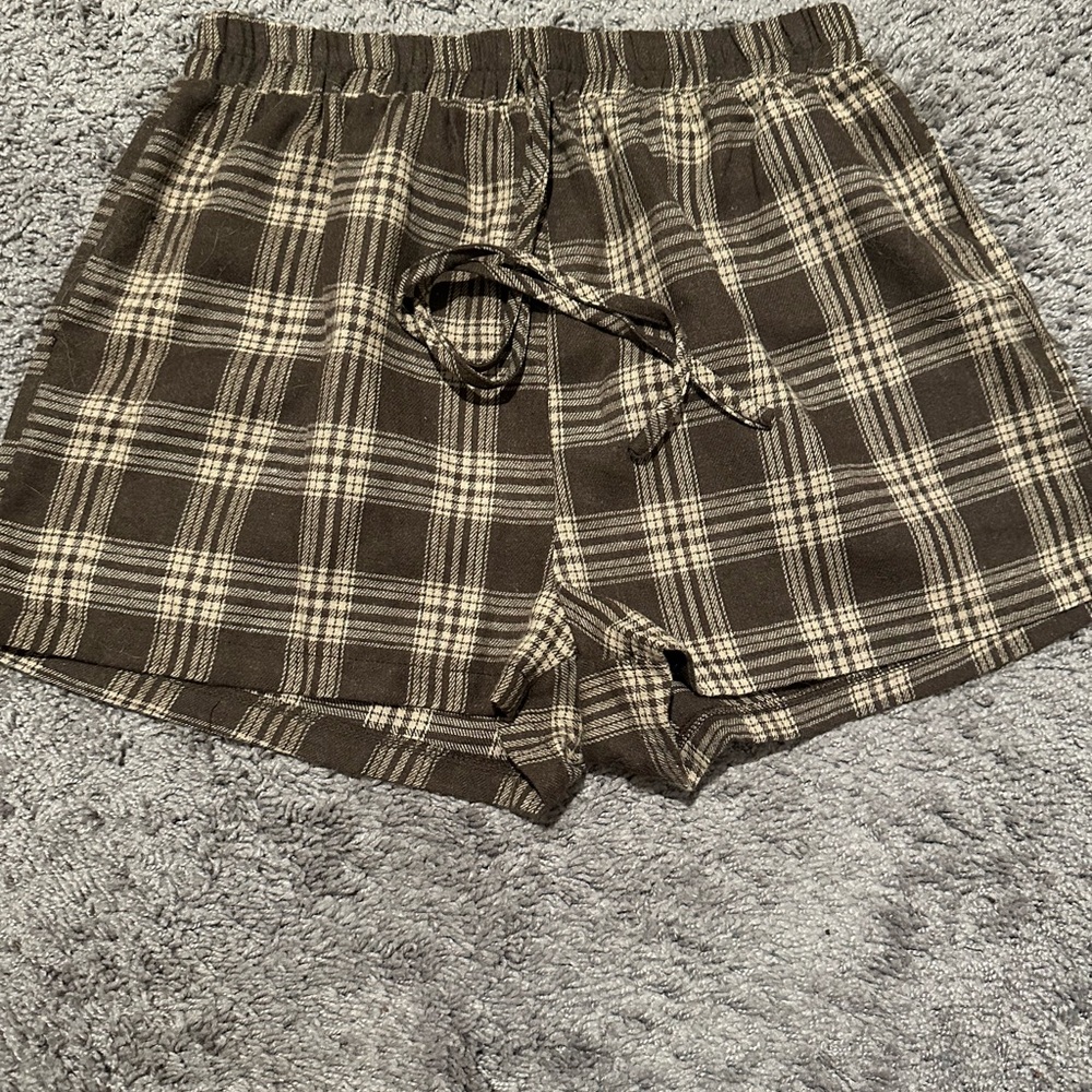 Women’s Plaid lounge shorts